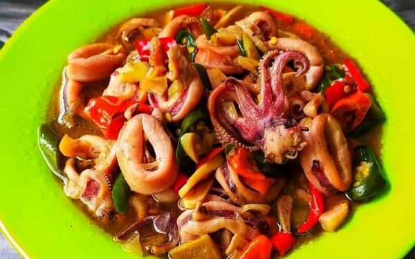 Resep Cumi Saus Tiram Saori