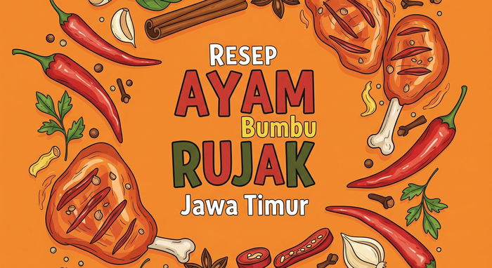 Resep Ayam Bumbu Rujak Jawa Timur